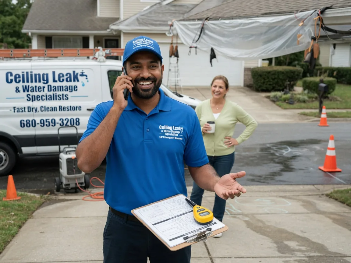 Ceiling Leak Cleanup Saint Libory, NE FAQs